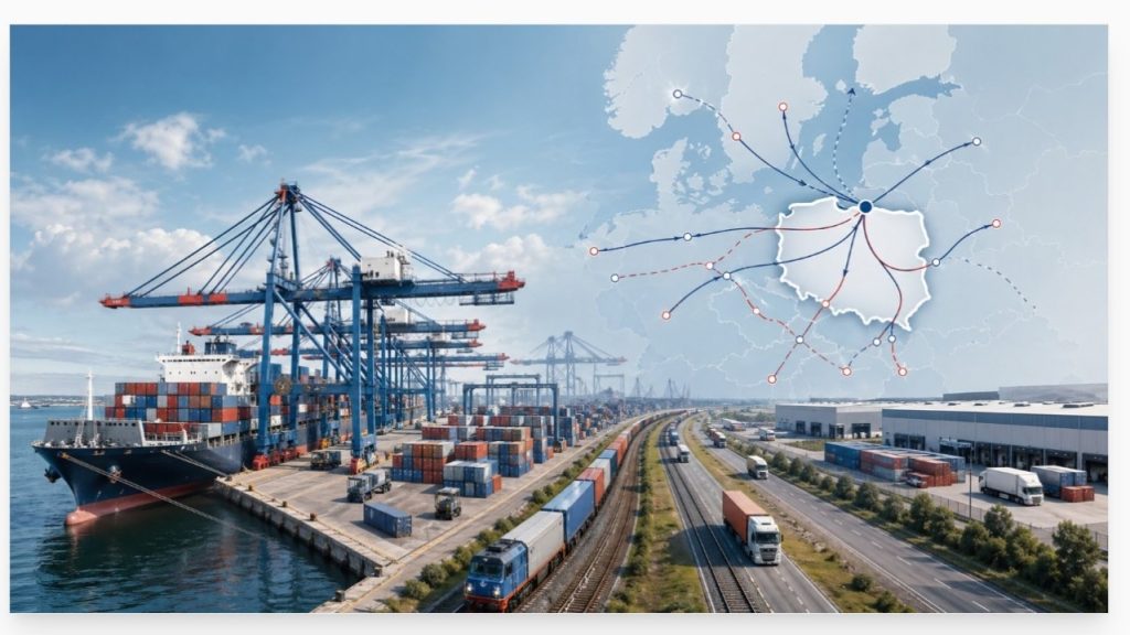Poland’s Baltic ports connecting Northern European distribution routes