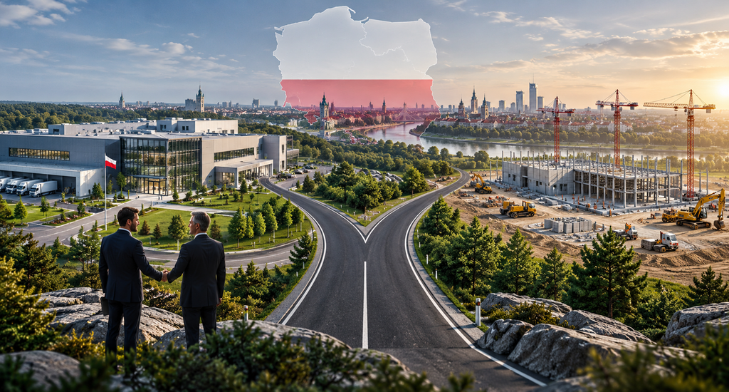 Comparing mergers and acquisitions with greenfield investment in Poland