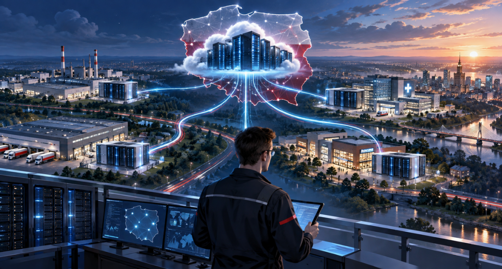 Edge data centres and cloud infrastructure supporting Poland’s digital economy
