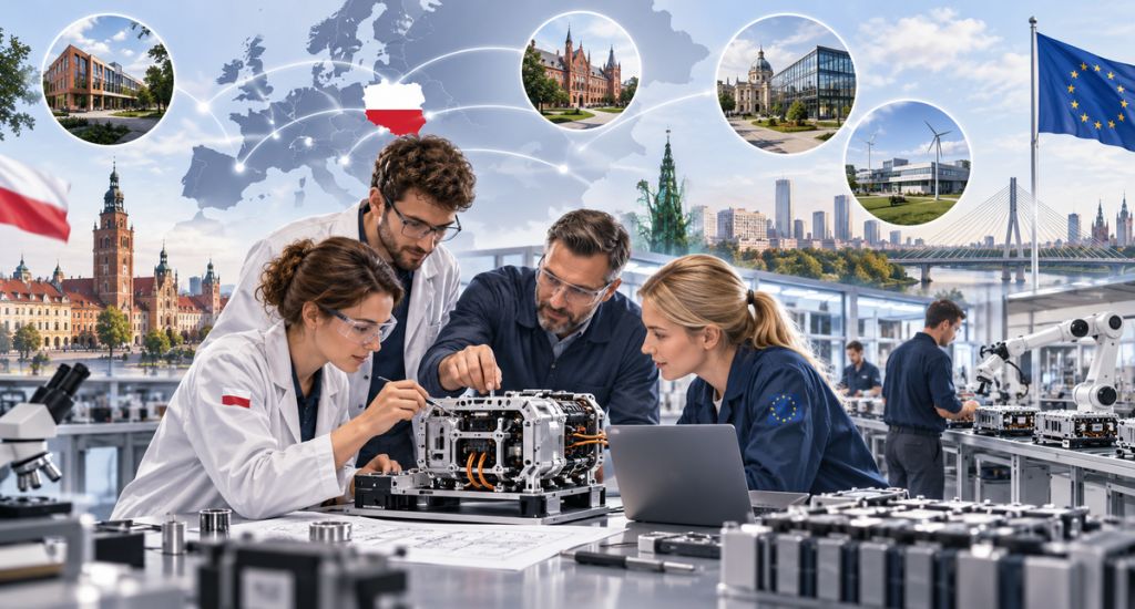 Polish and European researchers collaborating on cross-border R&D