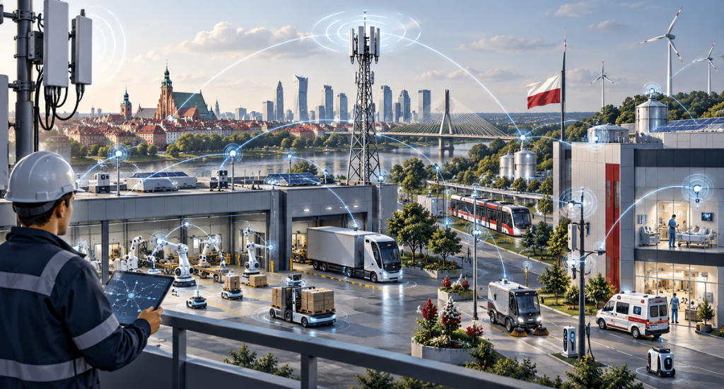 Connected industrial infrastructure powered by 5G and IoT in Poland