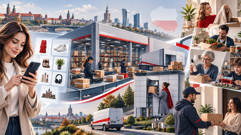 E-commerce logistics and retail growth across expanding Polish market categories